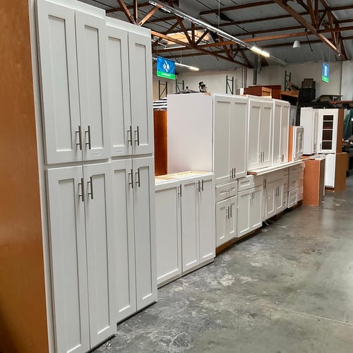 White Kitchen Cabinet Set