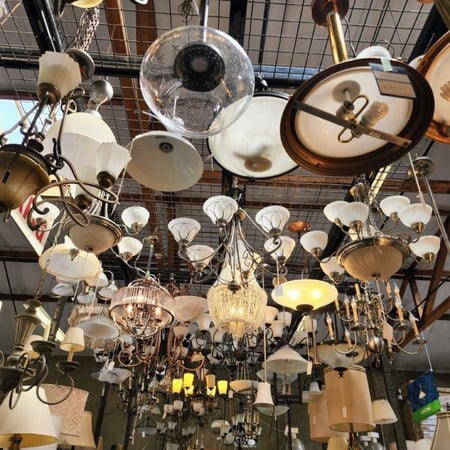 Lighting at ReStore Oakland