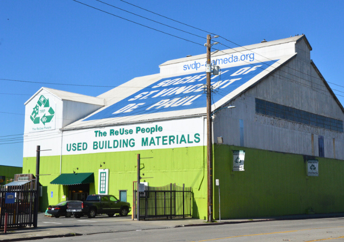 the reuse people used building materials building