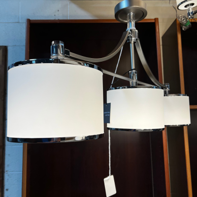Three shade chandelier