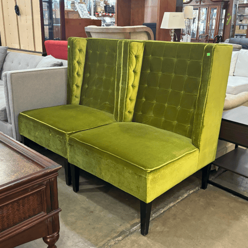 Green Velvet Chairs