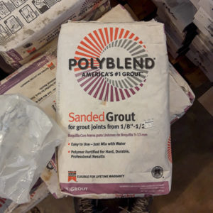 Sanded Grout