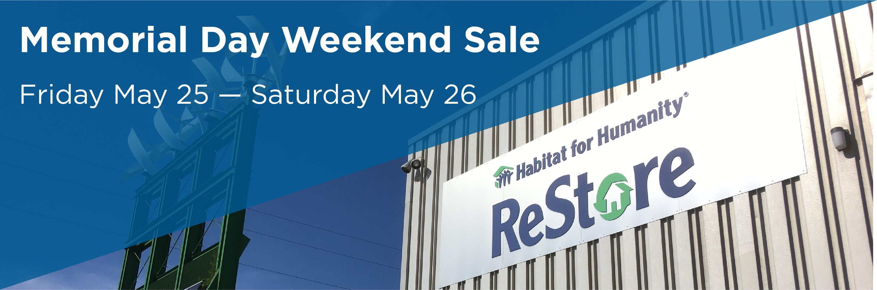 Memorial Day Weekend Sale At The Habitat For Humanity Restore